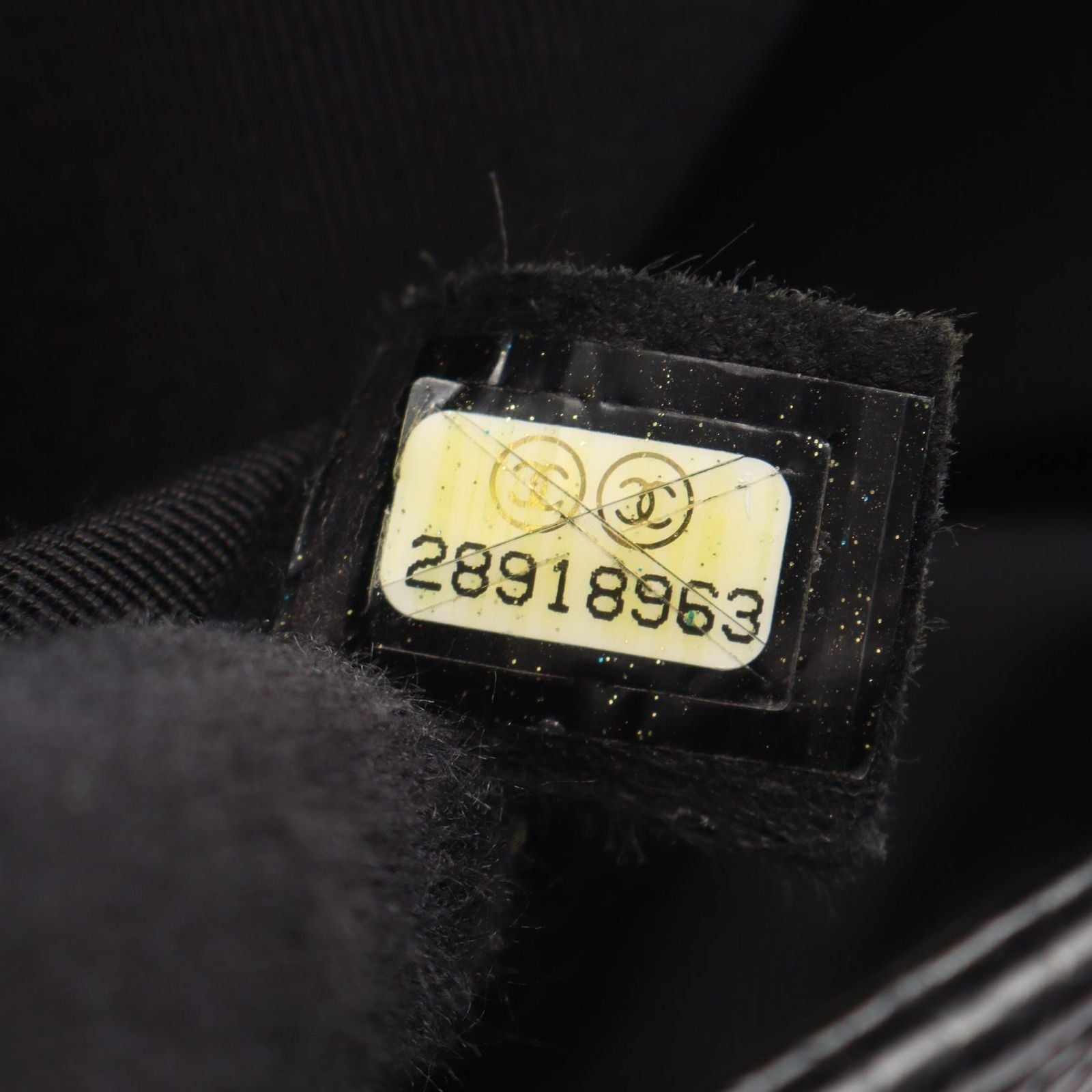 Chanel Shoulder Bag Boy Small Black Caviar Leather Boy Stitch Chain — view 5