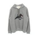 Hermes Hoodie Puzzle Equestre Leather Patch Brushed Lining Cotton Pullover