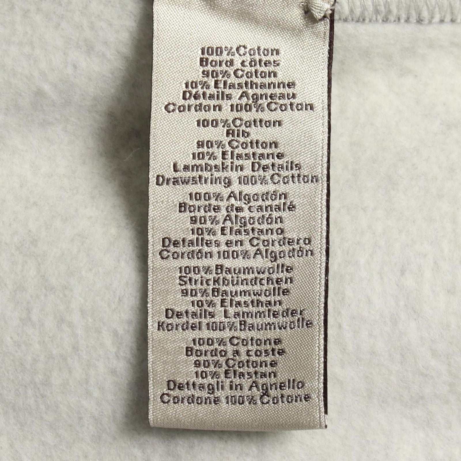 Hermes Hoodie Puzzle Equestre Leather Patch Brushed Lining Cotton Pullover — view 4