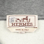 Hermes Hoodie Puzzle Equestre Leather Patch Brushed Lining Cotton Pullover — view 3
