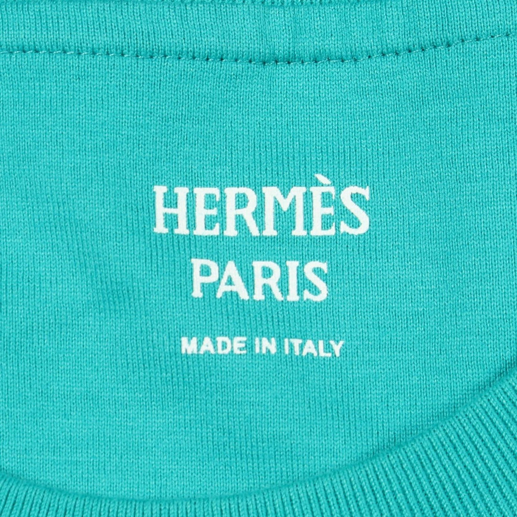 Hermes Dress T-Shirt with Embroidered Pocket Cotton — view 3