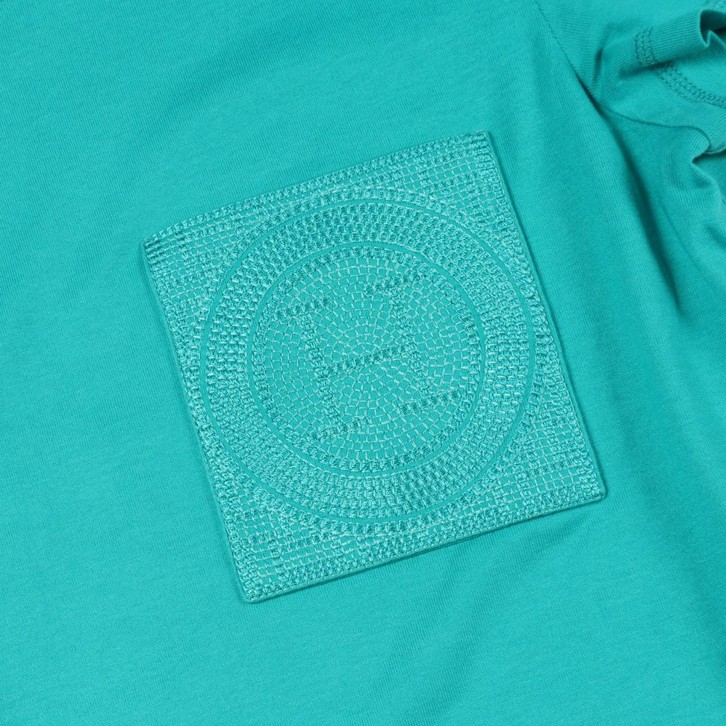 Hermes Dress T-Shirt with Embroidered Pocket Cotton — view 5
