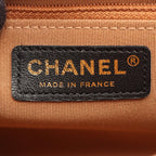 Chanel Shoulder Bag Quilted Black Lambskin Round Flap Chain — view 4