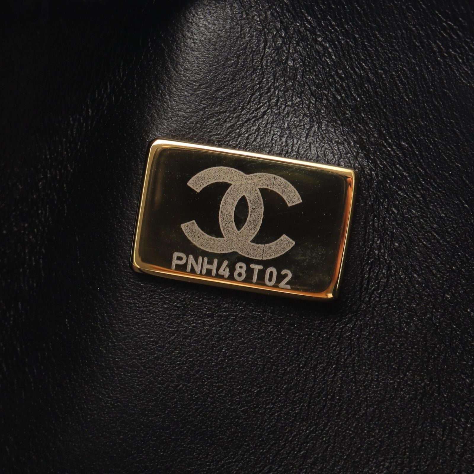 Chanel Shoulder Bag Quilted Double Flap Black White Lambskin Bicolor Chain — view 5