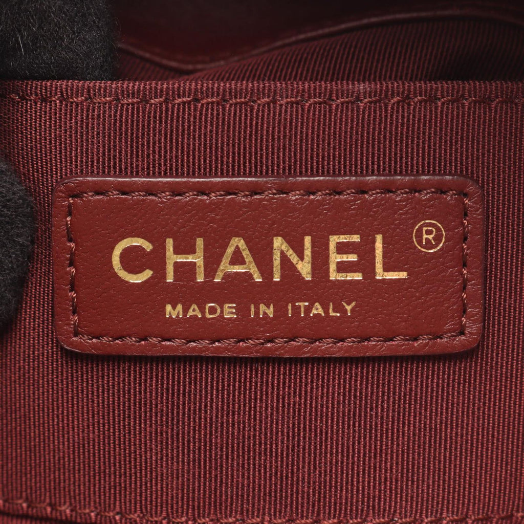 Chanel Shoulder Bag Paris Hamburg Navy Wool Small — view 4