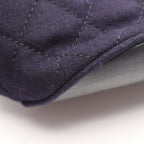 Chanel Shoulder Bag Paris Hamburg Navy Wool Small — view 6
