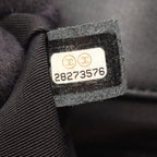 Chanel Shoulder Bag CC Logo Black Multicolor Fabric Leather Round Flap Chain — view 5