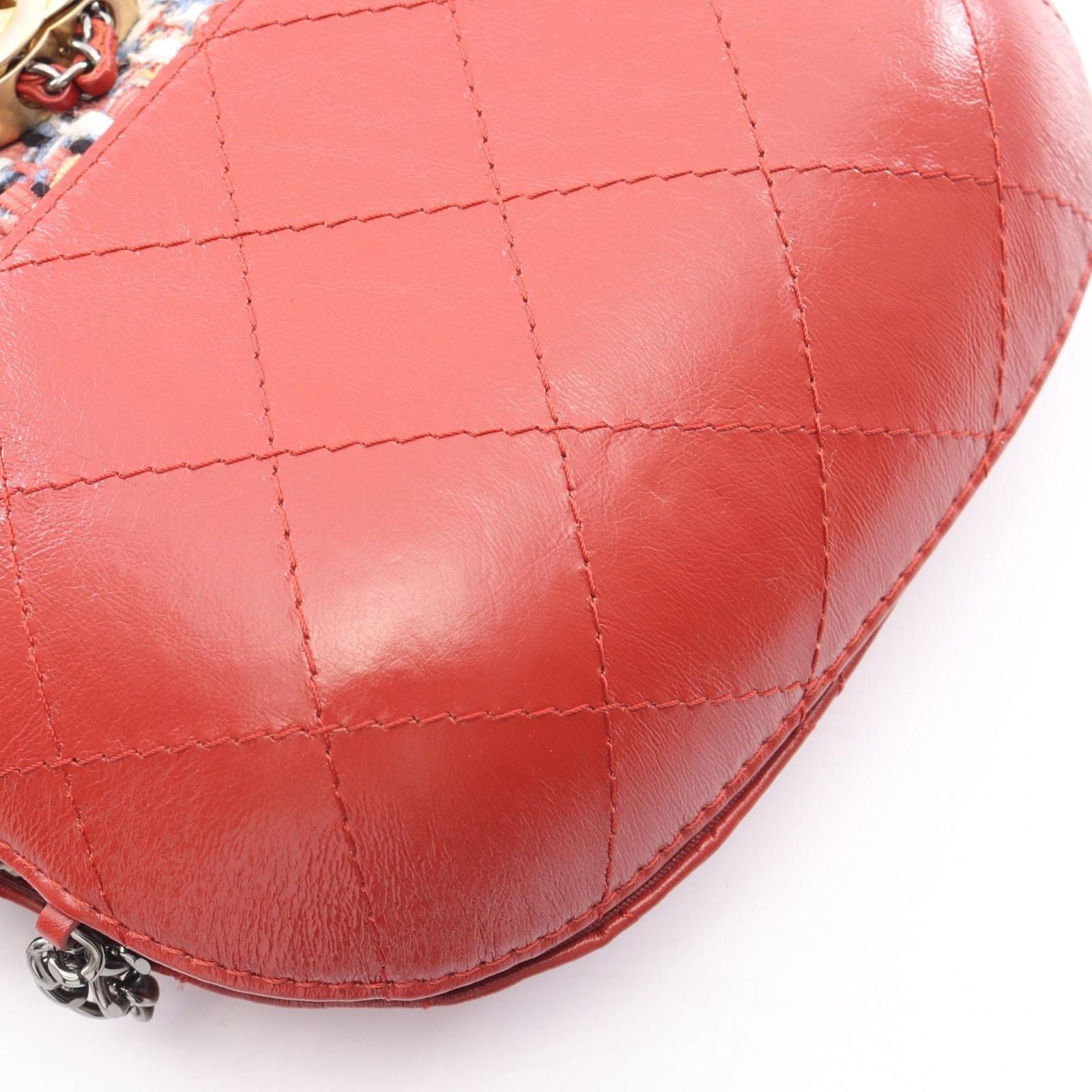 Chanel Shoulder Bag Gabriel de Drawstring Chain Multi Fabric Leather de Small — view 6