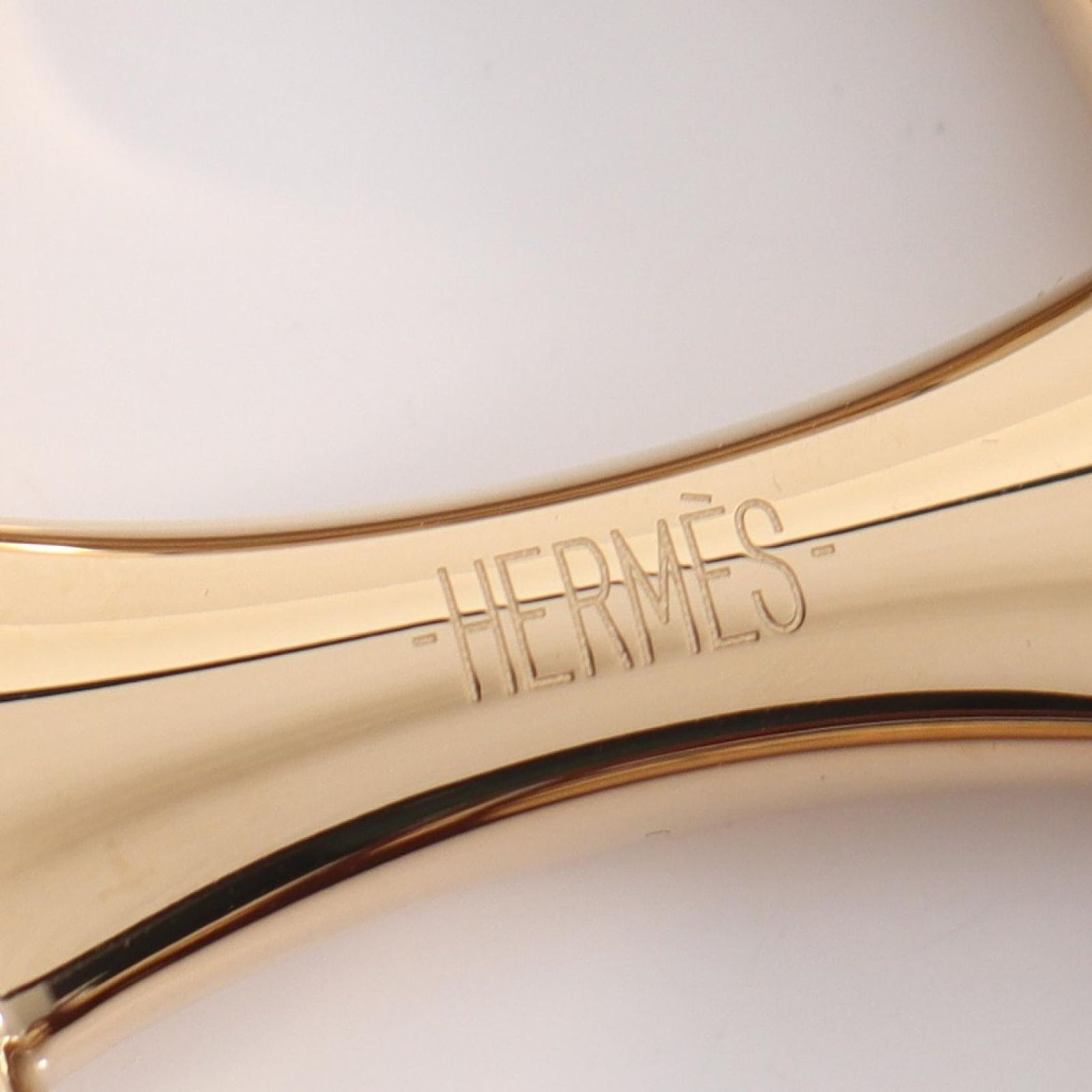 Hermes Scarf Ring Chaine D'ancre Gold — view 3