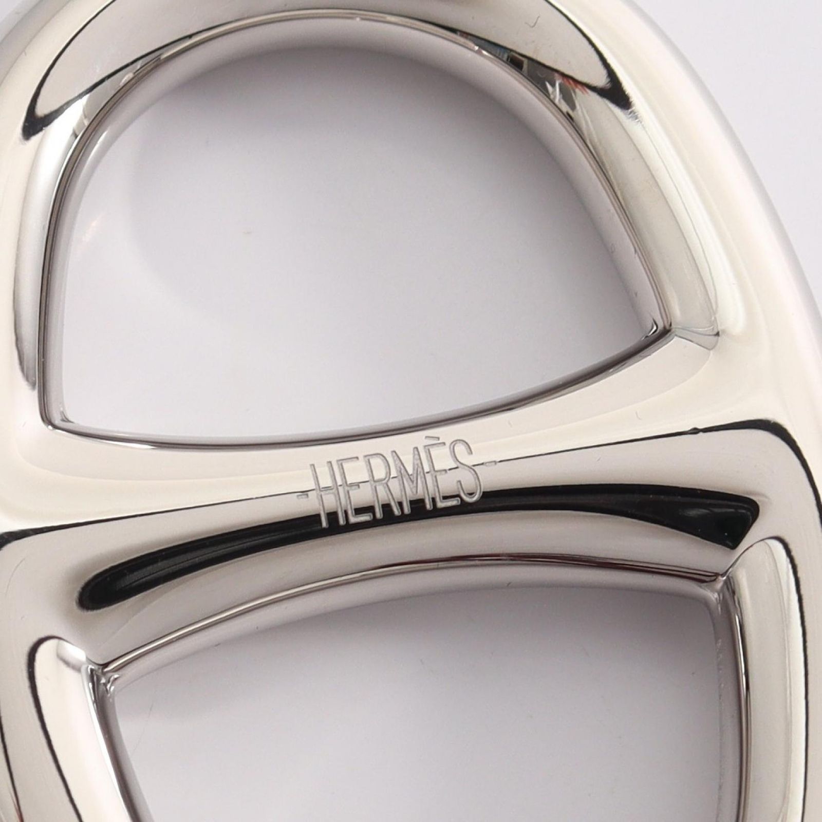 Hermes Scarf Ring Chaine D'ancre Silver — view 3