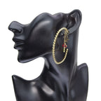 Louis Vuitton Cles All Sweet Monogram Gold Plated Earrings — view 2