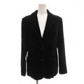 Dior Vintage Velour Tailored Jacket M Fully Lined Black Single TQ