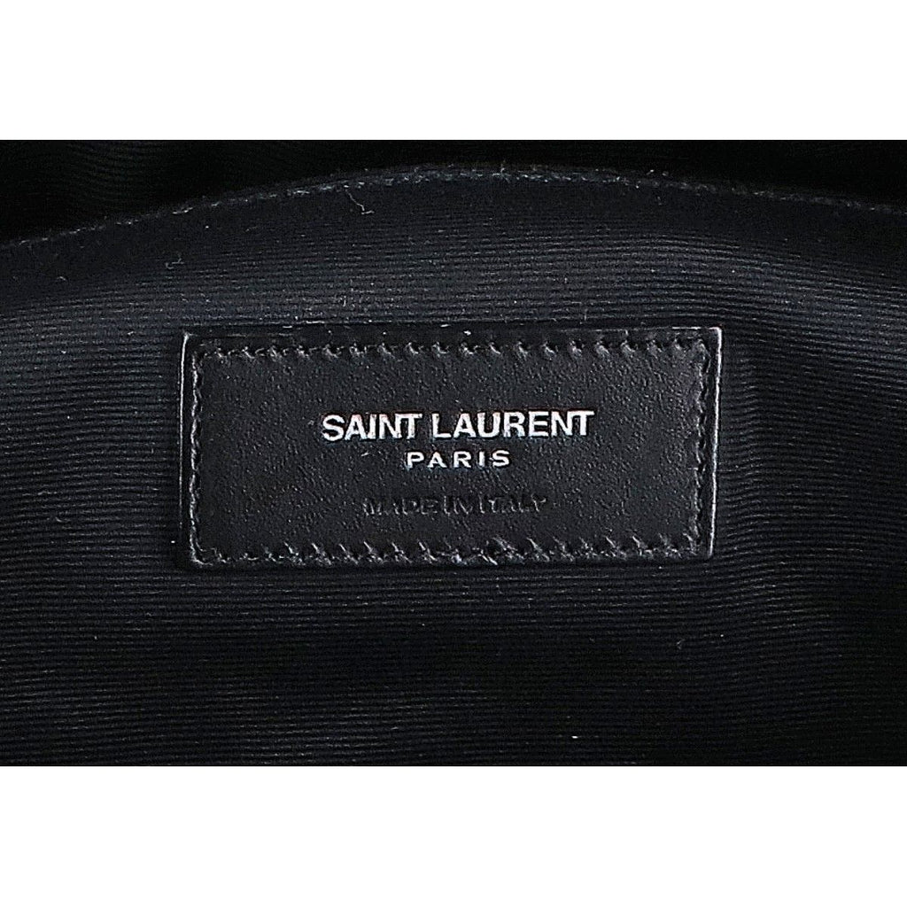 Saint Laurent Paris Canvas Leather Belt — view 7