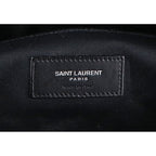 Saint Laurent Paris Canvas Leather Belt — view 7