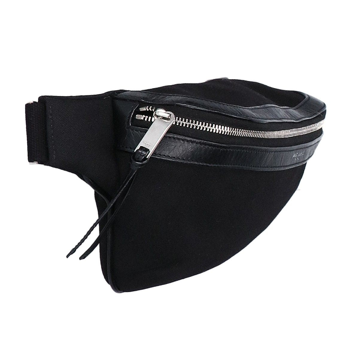Saint Laurent Paris Canvas Leather Belt — view 2