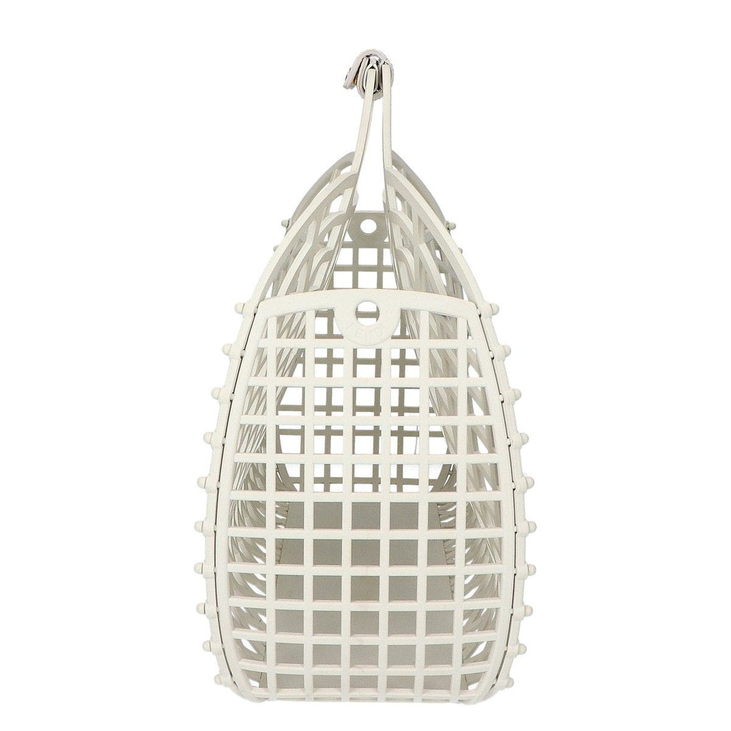 Fendi Basket Bag Handbag White — view 2