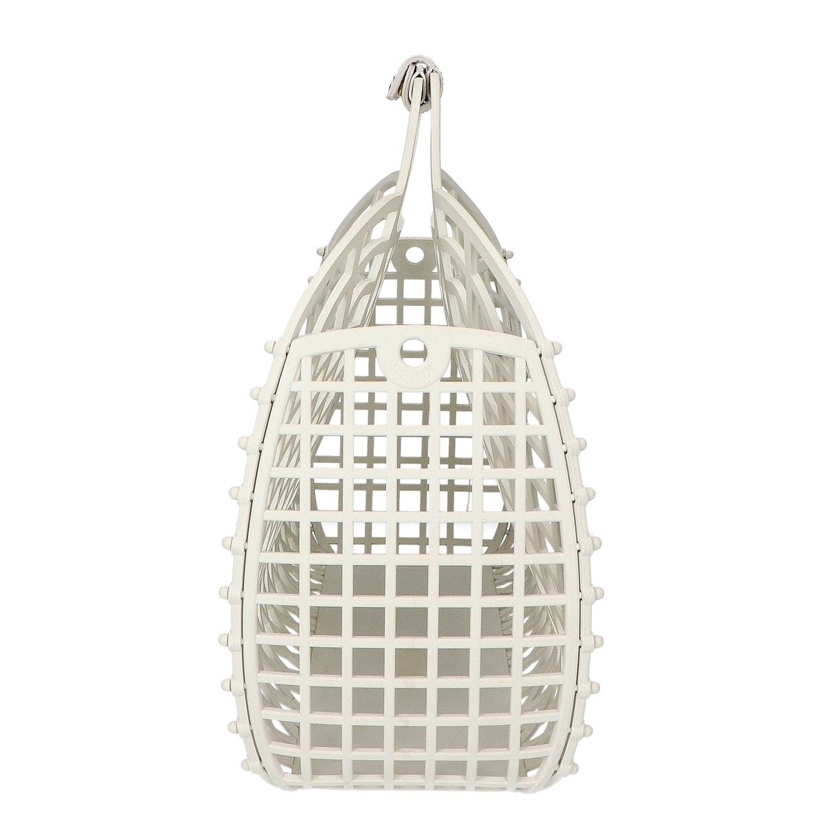 Fendi Basket Bag Handbag White — view 2