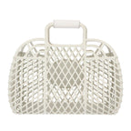 Fendi Basket Bag Handbag White — view 3