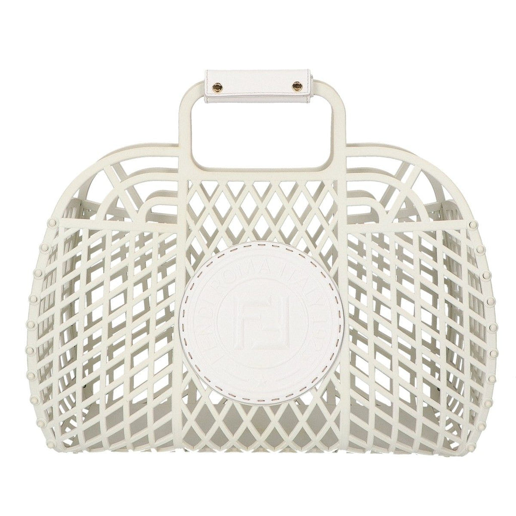 Fendi Basket Bag Handbag White