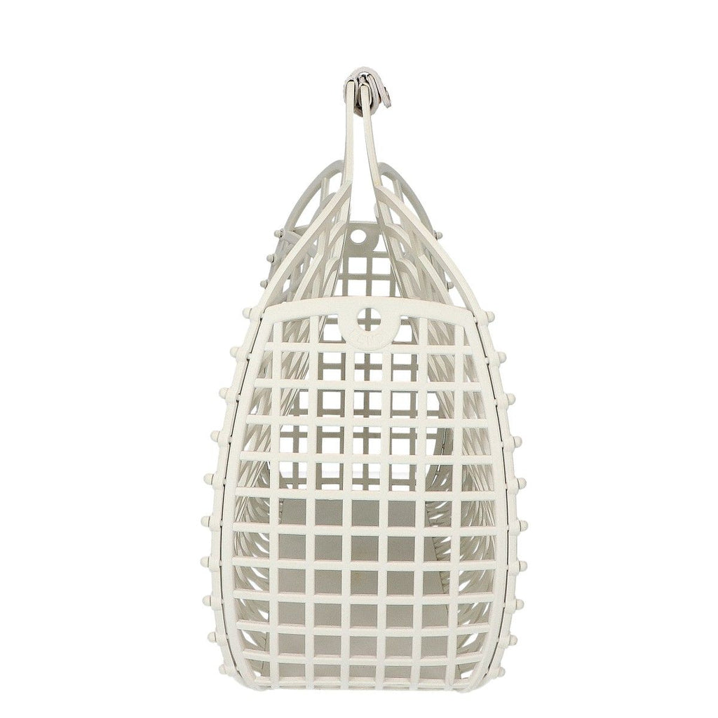 Fendi Basket Bag Handbag White — view 4