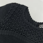Chanel Black CC Button Knit Sweater 40 — view 5