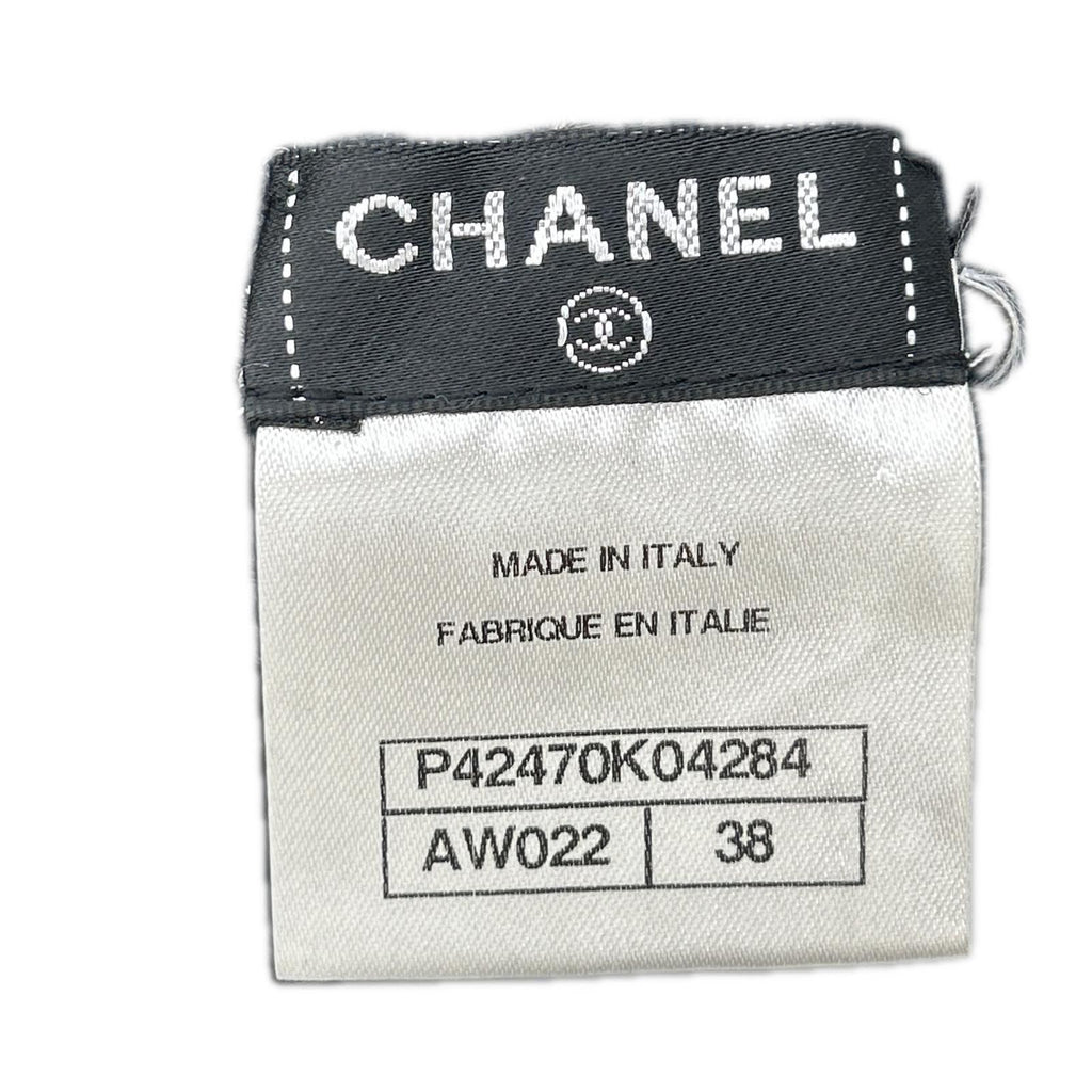 Chanel Gray Alpaca Blend Turtleneck Knit 38 Sweater — view 3