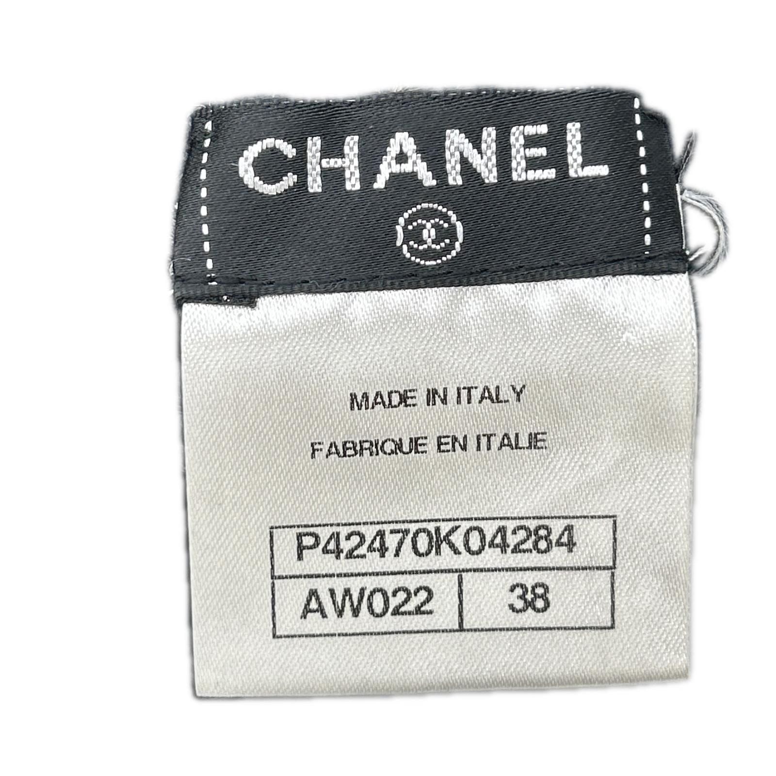 Chanel Gray Alpaca Blend Turtleneck Knit 38 Sweater — view 3