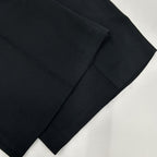 Hermes Black Rayon Silk 1 Tuck Wide Pants 34 — view 8