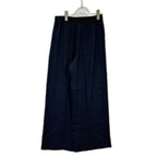 Hermes Black Rayon Silk 1 Tuck Wide Pants 34 — view 2