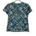 Hermes Green en Desordre Et Chaines T-Shirt 36
