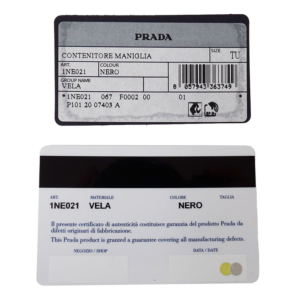 Prada Pouch Nylon Black Makeup Case Simple — view 6
