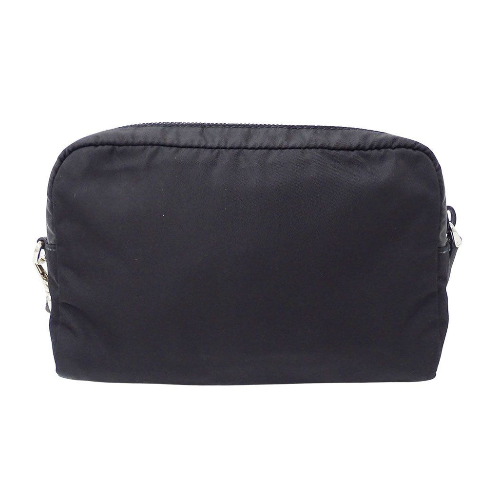 Prada Pouch Nylon Black Makeup Case Simple — view 2