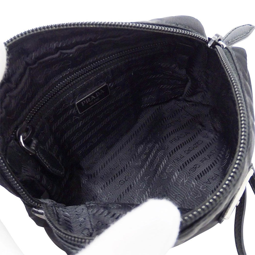 Prada Pouch Nylon Black Makeup Case Simple — view 8