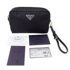 Prada Pouch Nylon Black Makeup Case Simple — view 5