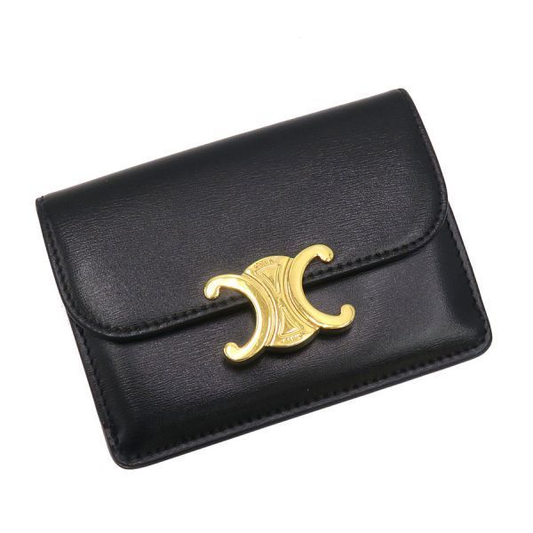 Celine Card Holder with Triomphe Flap