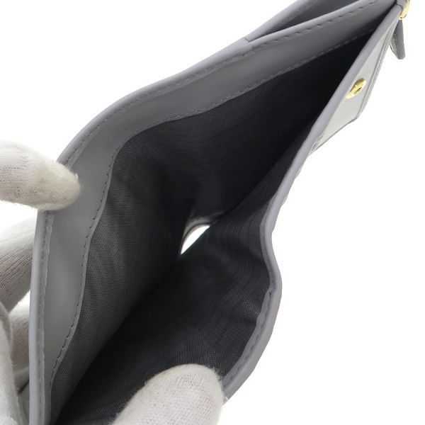Prada Compact Wallet Gray — view 4