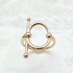 Hermes Pink Gold Ring — view 2