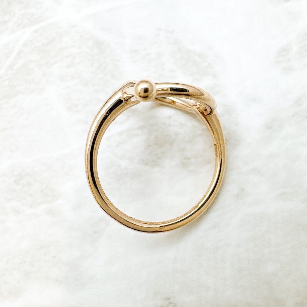 Hermes Pink Gold Ring — view 5