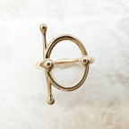 Hermes Pink Gold Ring — view 3