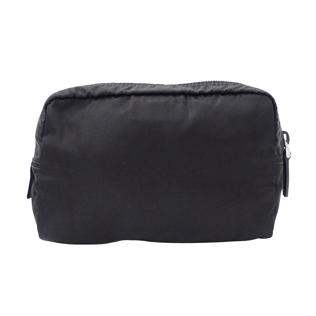 Prada Pouch Nylon Black Makeup Case Simple Daily — view 2