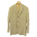 Hermes Tailored Jacket Linen Single Unlined 52 Beige TK