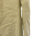 Hermes Tailored Jacket Linen Single Unlined 52 Beige TK — view 5