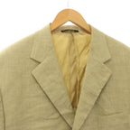 Hermes Tailored Jacket Linen Single Unlined 52 Beige TK — view 3