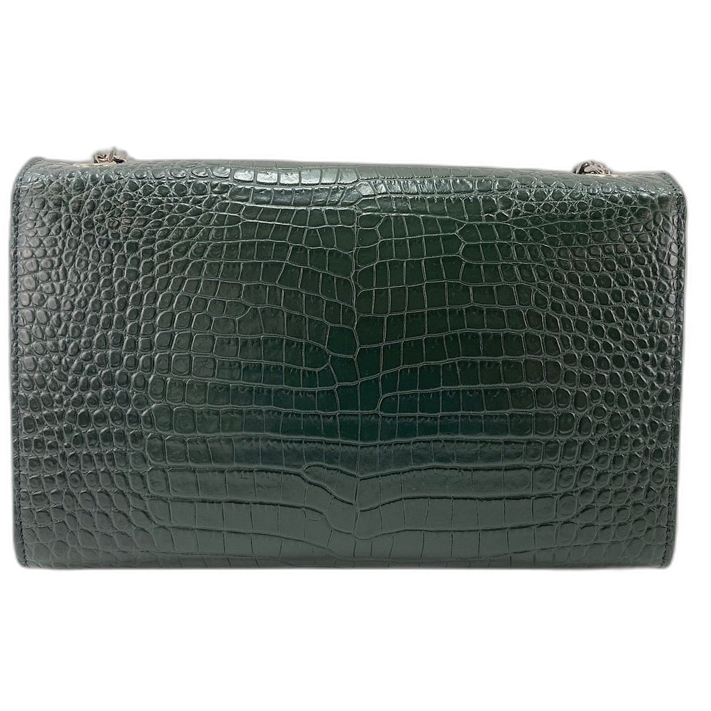 Saint Laurent Shoulder Bag Kate Fringe Croco — view 3