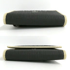 Gucci Trifold Wallet Black White Compact Logo — view 3