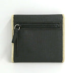 Gucci Trifold Wallet Black White Compact Logo — view 2