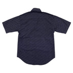 Dior Homme Short Sleeve Shirt Oblique 38 Cotton Logo Navy — view 2