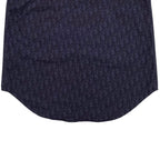 Dior Homme Short Sleeve Shirt Oblique 38 Cotton Logo Navy — view 6