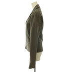 Chanel Denim Jacket Double Zip Cotton 38 Dark Gray HS — view 3
