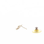 Chanel Rhinestone CC Logo Earrings Gold — view 7